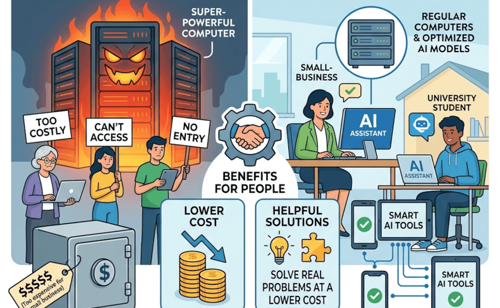 Smart AI for Everyone: Why Big Power Isn't Always the Best Choice